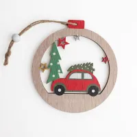 Рекламни дървени коледни играчки за елха