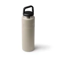 Рекламен двустенен термос с матово покритие с вграден карабинер 550 ml