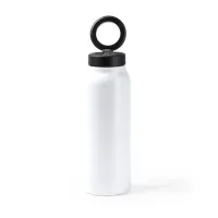 Рекламен двустенен термос със стойка за телефон 750 ml