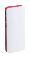Рекламна преносима батерия 10000 mah, 3 USB изхода с LED фенерче - Kaprin